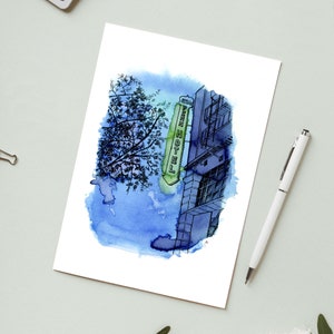 Karte 'Downtown, San Diego' / Postkarte A6 10x15