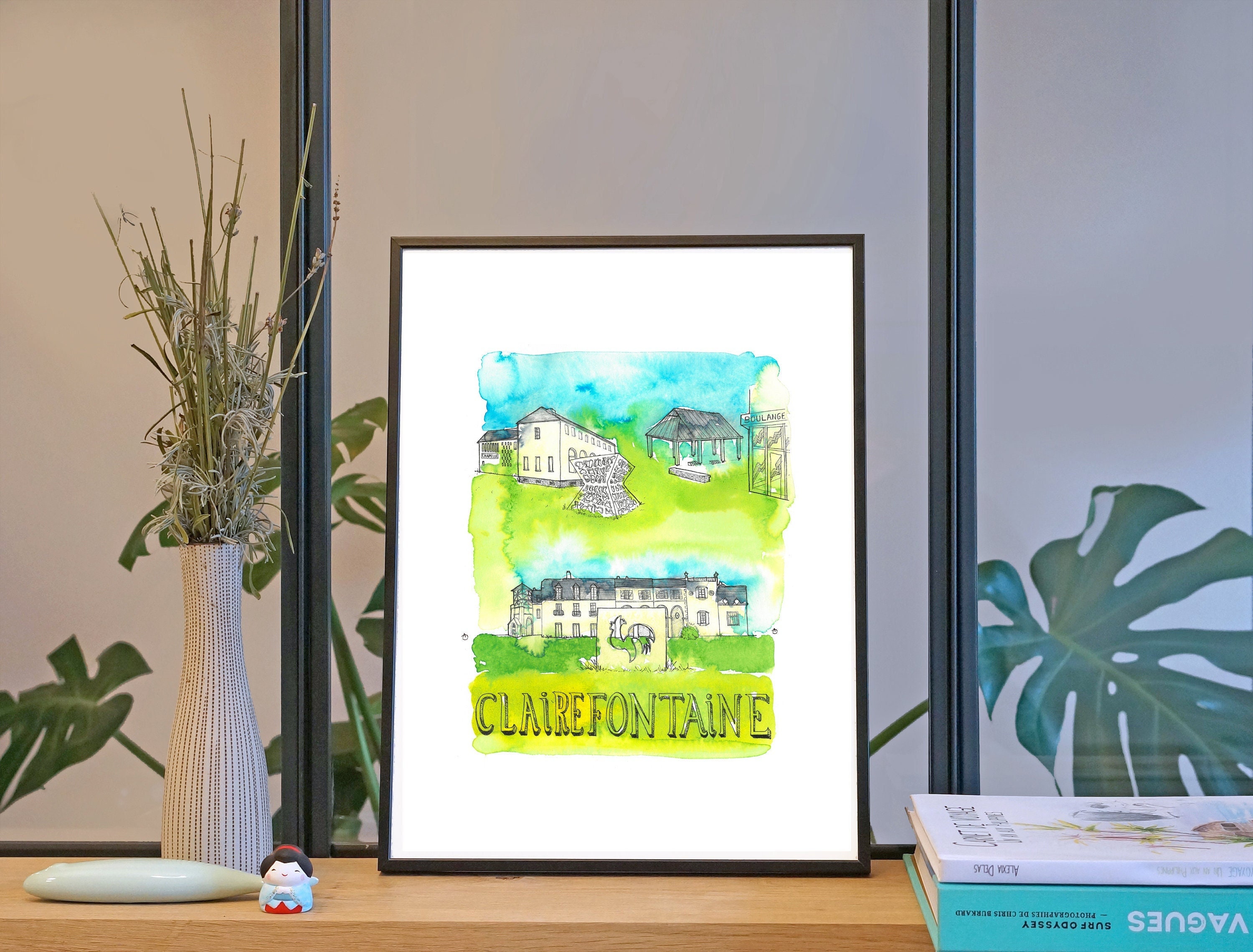 Illustration Clairefontaine'/Affiche 30x40