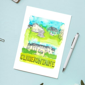 Carte 'Clairefontaine, France' / Carte postale A6 10x15