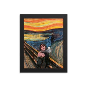 Poster incorniciato THE SCREAM x Meredith Marks 8”x10”