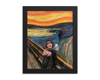 THE SCREAM x Meredith Marks 8”x10” Framed Poster