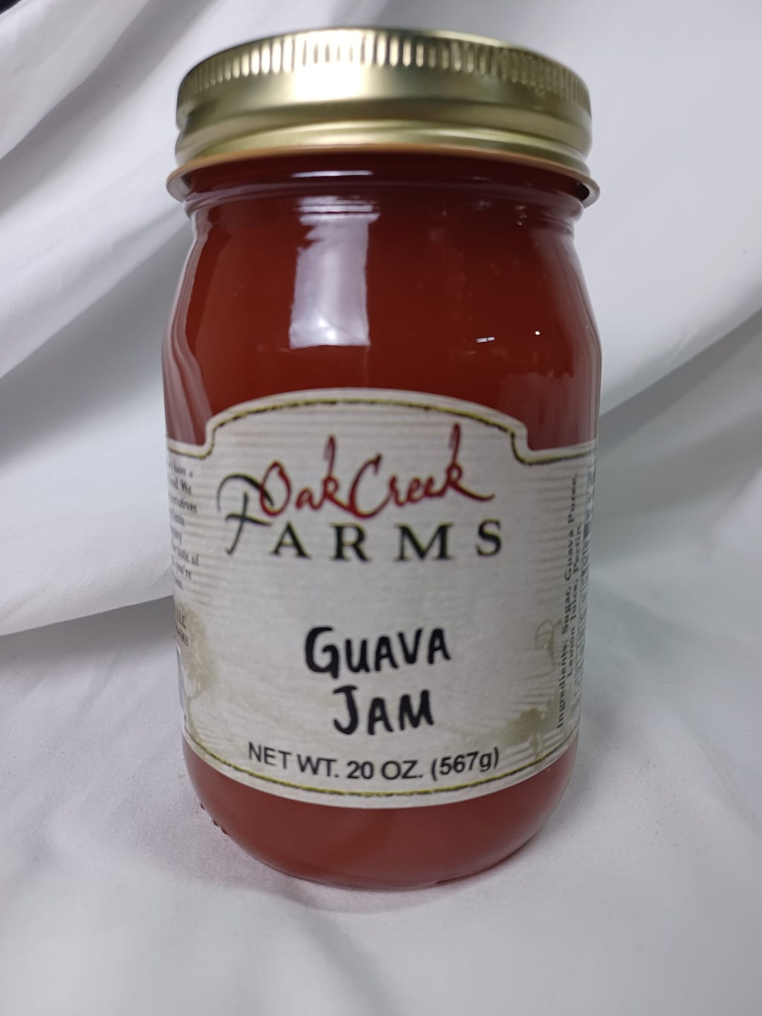 Oak Creek Farms Guava Jam Preservative Free Amish Made All Natural