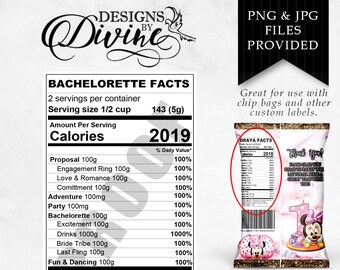 Custom Label Halloween Nutrition Facts Label Party Favor ...