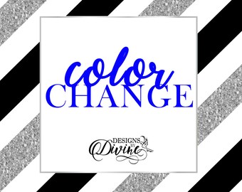 CAMBIO DE COLOR