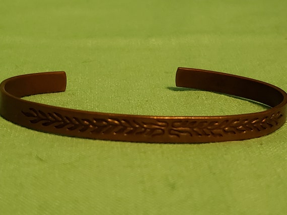 Vintage Copper Cuff Bracelets - Two Bracelets - image 8