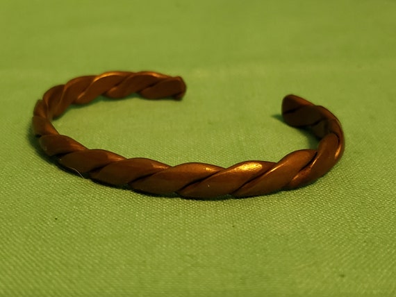Vintage Copper Cuff Bracelets - Two Bracelets - image 6