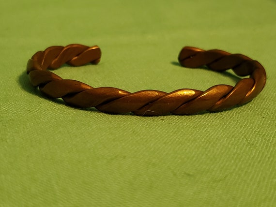Vintage Copper Cuff Bracelets - Two Bracelets - image 3