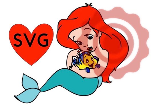 Download Baby Ariel Svg File Etsy