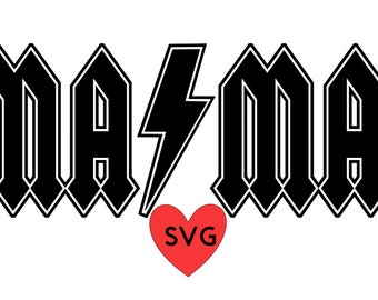 Mama Acdc Png - Etsy UK