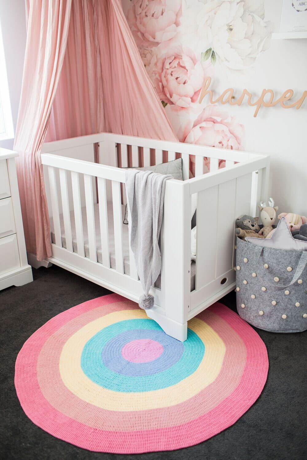 Pastel Toy Storage Basket Handmade With Tshirt Yarn Etsy