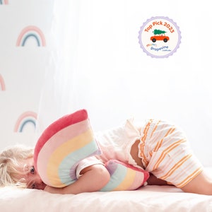 Kids Rainbow Cushions - Soft plush cushion - unique gift - perfect for any kids bedroom and travel!