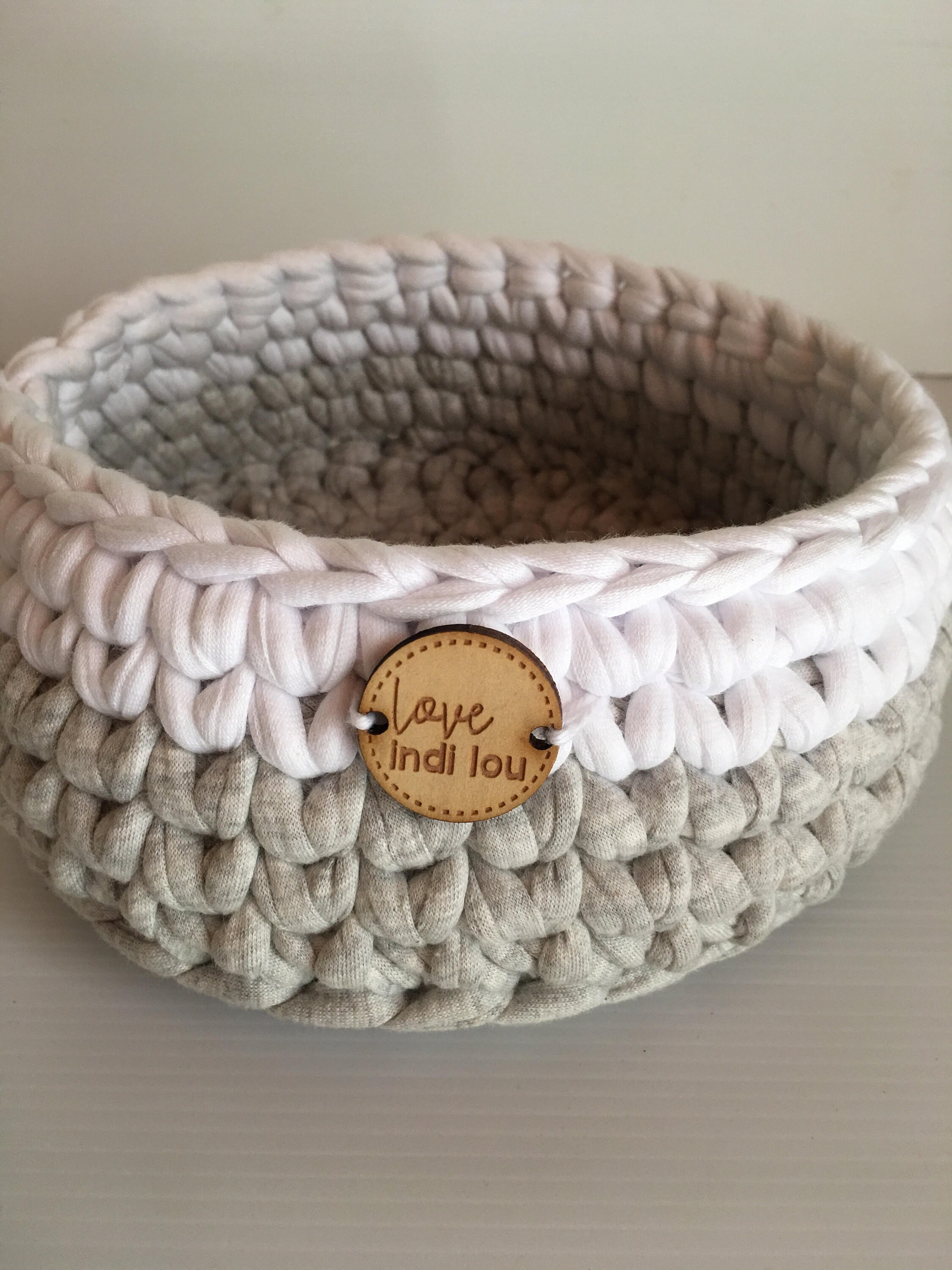 Grey nursery decor Grey and white storage basket this Etsy