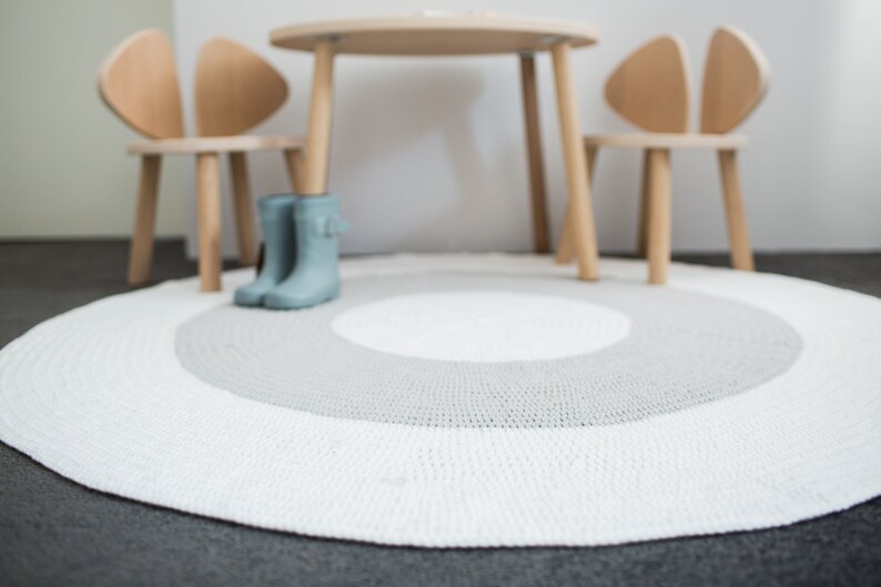 Scandinavian rug perfect for a gender neutral nursery made Etsy