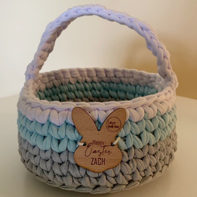Easter Baskets Lilac Easter Gift Personalised Unique keepsake image 4