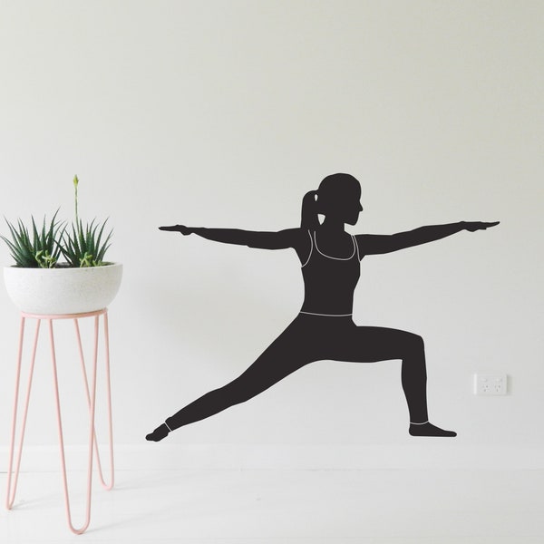 Yoga Wall Decal Etsy