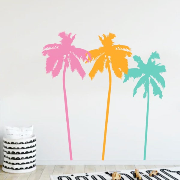 Palm Tree Wall Decal Etsy Australia