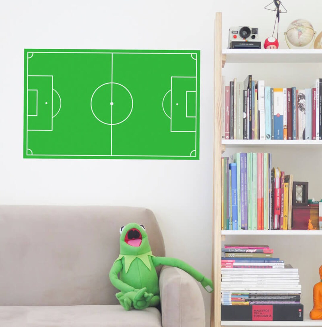 SOCCER FOOTBALL PITCH Wall Sticker, Removable Decal, Made in Australia