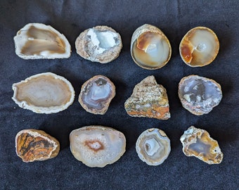 Lot 1 - miscellaneous polished agates/nodules