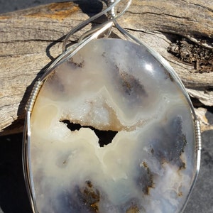 Dendritic Agate Pendant Free Shipping image 2