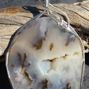 Dendritic Agate Pendant Free Shipping image 3
