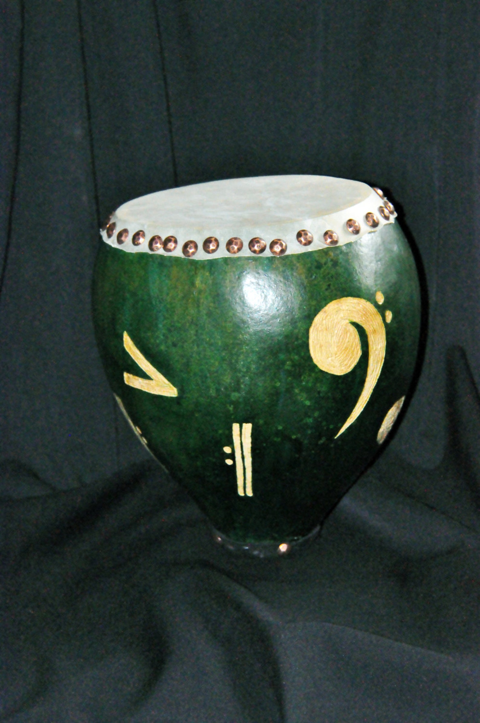 Handcrafted Drum Handmade Drum Carved Music Music Symbols Etsy