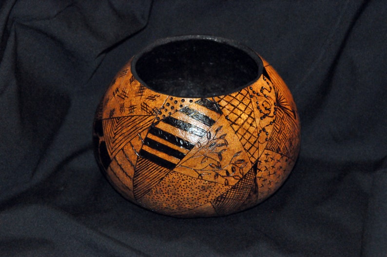 Download Handcrafted Gourd Bowl Natural Gourd Bowl Unique Design | Etsy