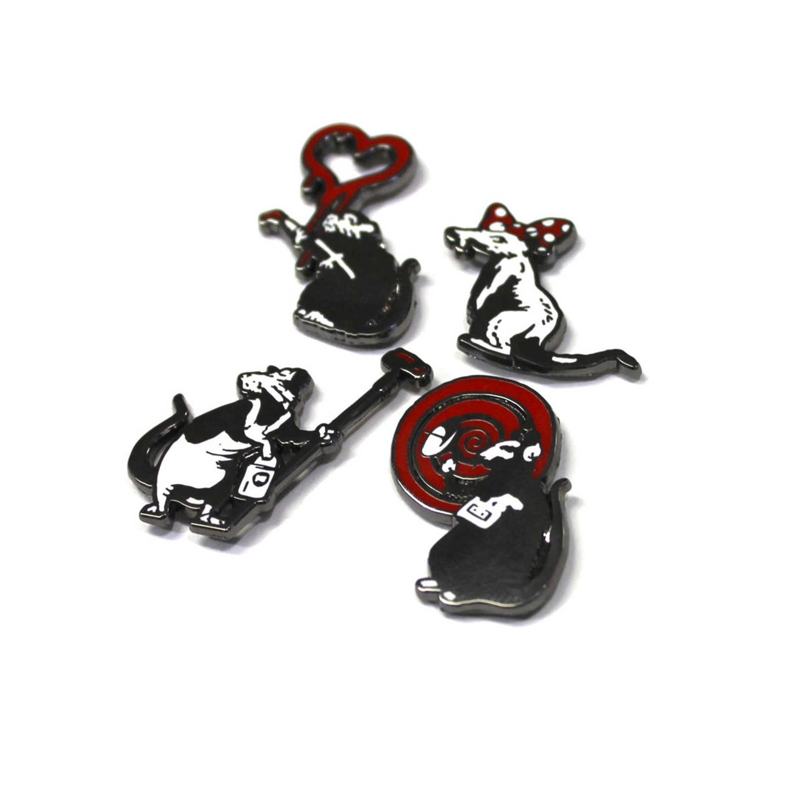The Rat Pack Pin Set Streetart Pin Hat Pin Pin Lapel Pin Etsy