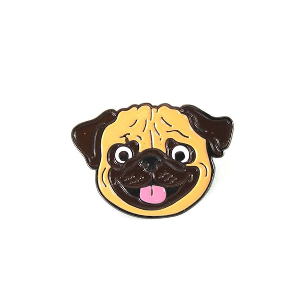 The Pug Pin Pet-  Cat Pin, Hat Pin, Pin, Lapel Pin, Simpsons Pin, Cool Pin, Funny Pin, Enamel Pin, Meme Pin, Festival Pin