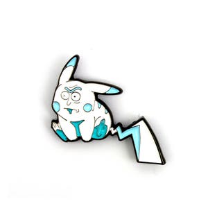 The 'Rickachu' Hat Pin- Streetwear Lapel Music Festival Trippy Pikachu Pokémon