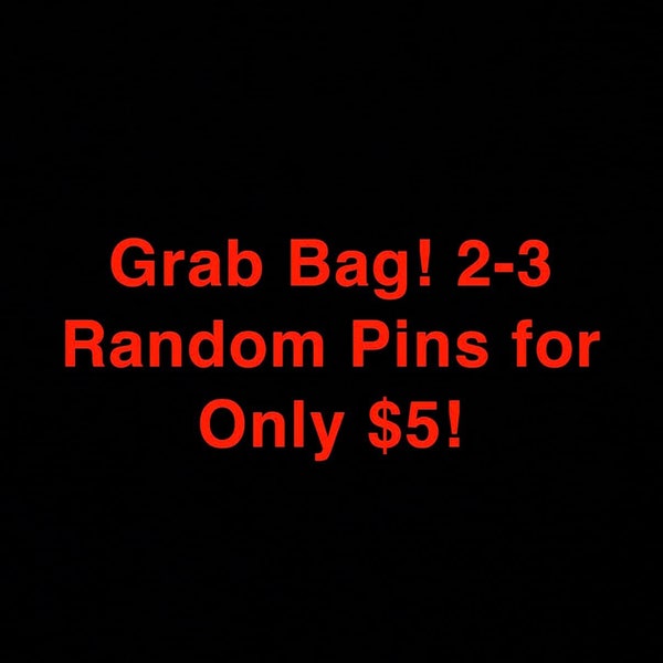 Grab Bag 2-3 pack of Enamel lapel pins Hat Pin- Cool Funny Hipster Pop Culture Trippy Cartoon Colorful Hat Lapel Pins