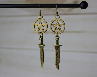 Supernatural - Demon Blade Earrings