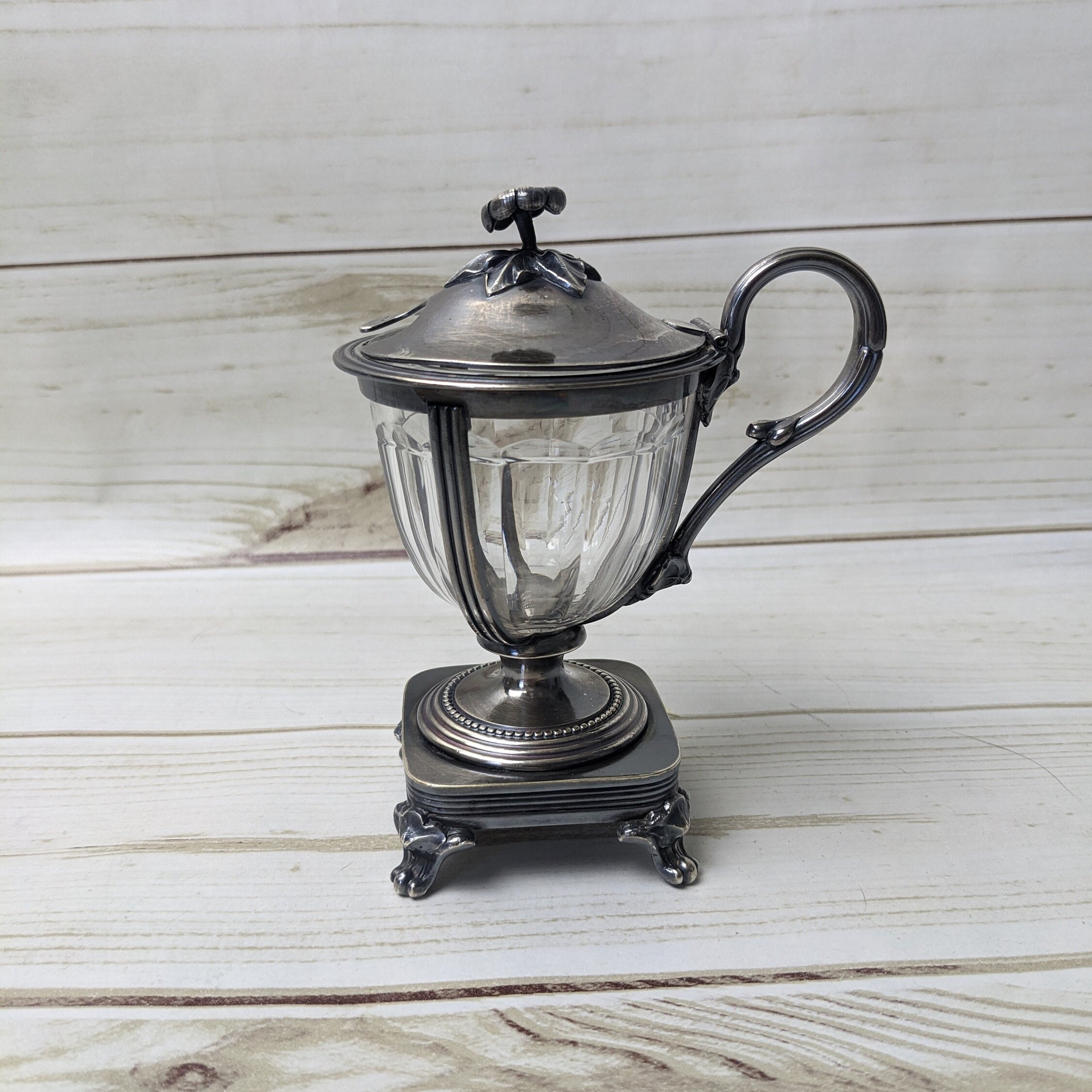 Baccarat Mustard Jar - Etsy Baccarat Mustard Jar - Etsy