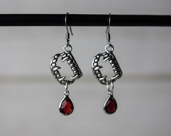Vampire Earrings or Necklace
