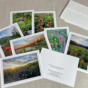 Coffret de 8 cartes - Fleurs sauvages de l'Utah