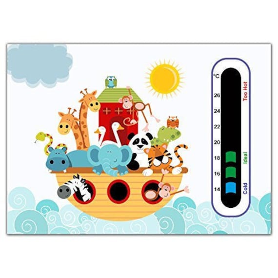 Baby Safe Ideas Animal Ark Nursery Room Thermometer Card -  Norway