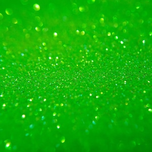 Fluoreszierender neongrüner Glitzer