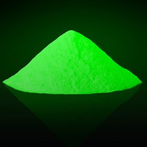 Green Glow in the Dark Powder - for water based mediums
