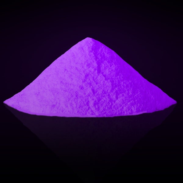 Deep Purple Glow in the Dark Powder - for solvent based mediums