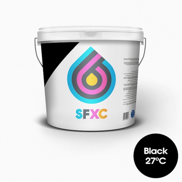 Thermochromic Screen Printing Ink Black 27C