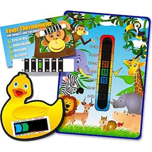 Easy Read Baby Safe Ideas Monkey Nursery Room Thermometer Great for Adults! 