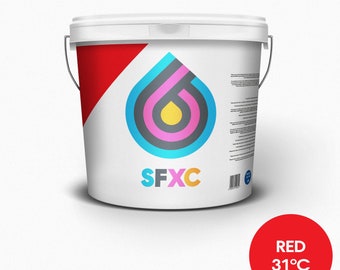 Thermochrome Siebdruck Tinte Rot 31C