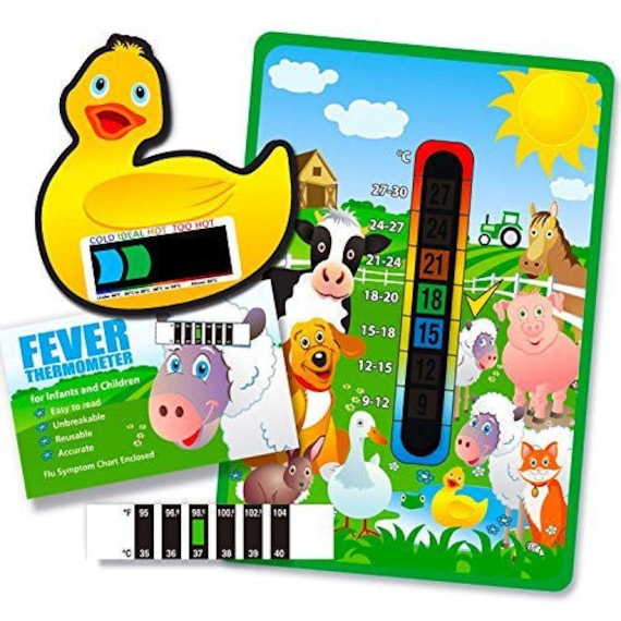Happy Family'farm Yard Animals Pack nursery and Room Thermometer