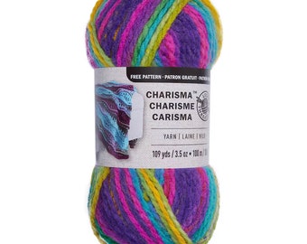 Carisma de hilo de bucles e hilo, hilo voluminoso 100 g - Múltiples colores