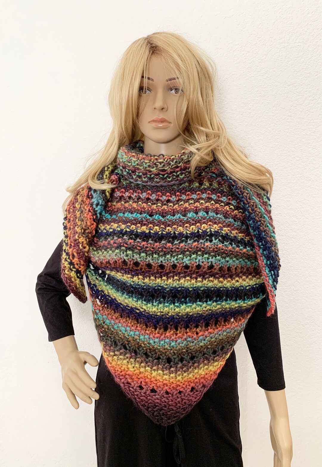 wool blend shawl