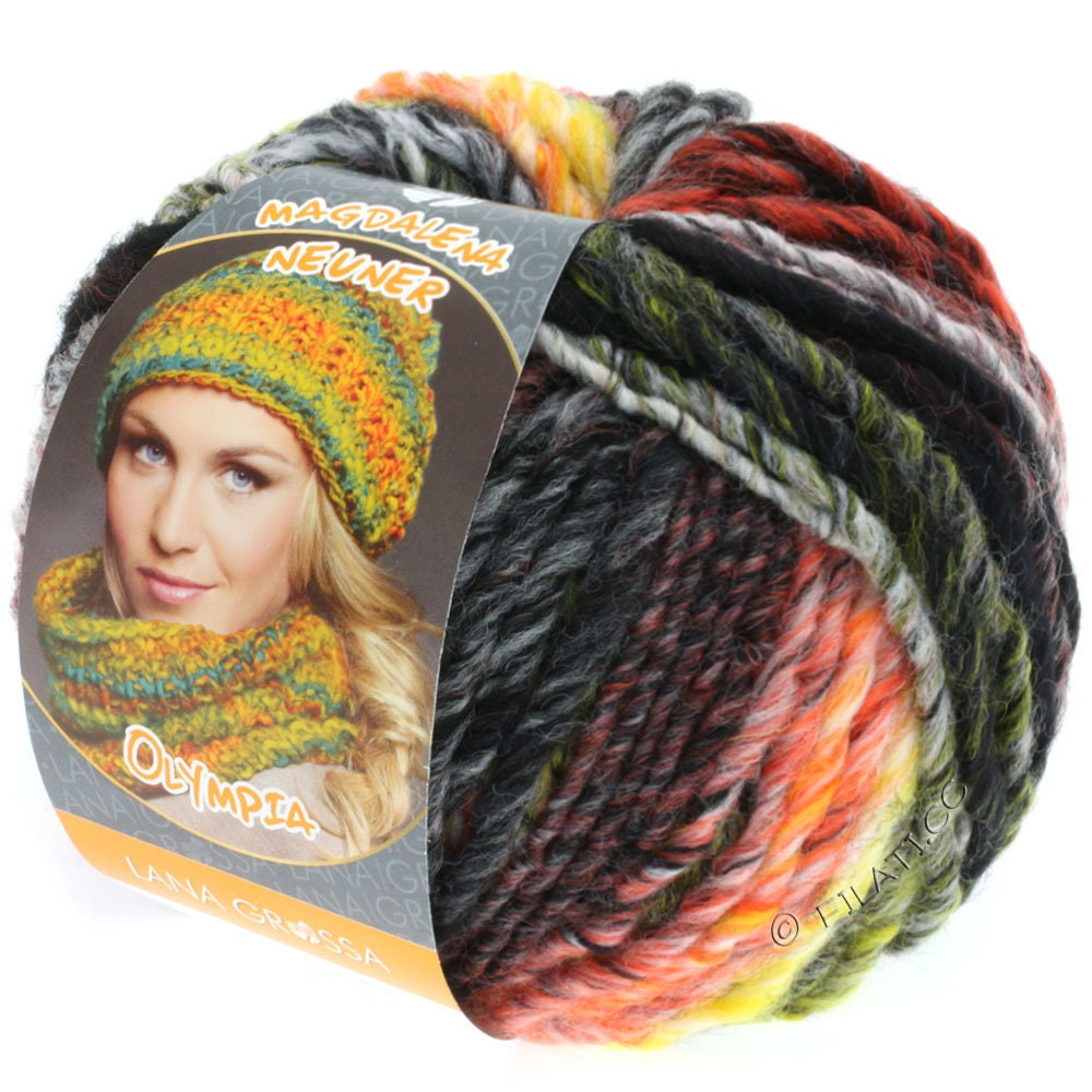 Lana Grossa Magdalena Olympia Virgin Wool/Acrylic , Bulky Yarn 100g- Multiple Colors