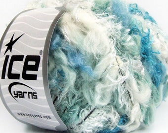 Value Pack - 8 Bolas Lot-Ancona Blanco Azul Menta Tonos Hilo de Punto -ANC59712