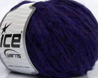 Value Pack- 8 Balls Lot- Merino Air Flame Purple  Knitting Yarn - MAF46909