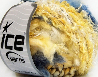 Value Pack - 8 Balls Lot-Ancona Yellow Cream Blue Shades  Knitting Yarn -ANC59705