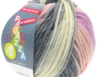 Lana Grossa - Lei Degrade-100% lana hilo de tejer múltiple