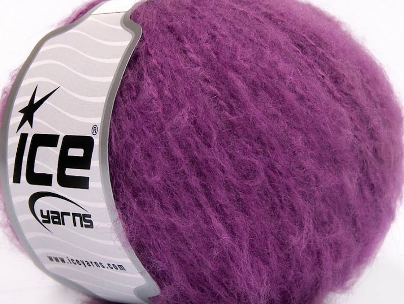 PM59083 Piumotto Mohair Lavender Knitting Yarn Value Pack 8 Balls Lot